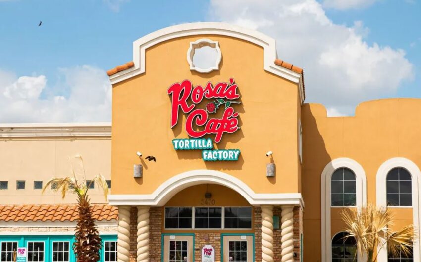 Rosa's Cafe Menu